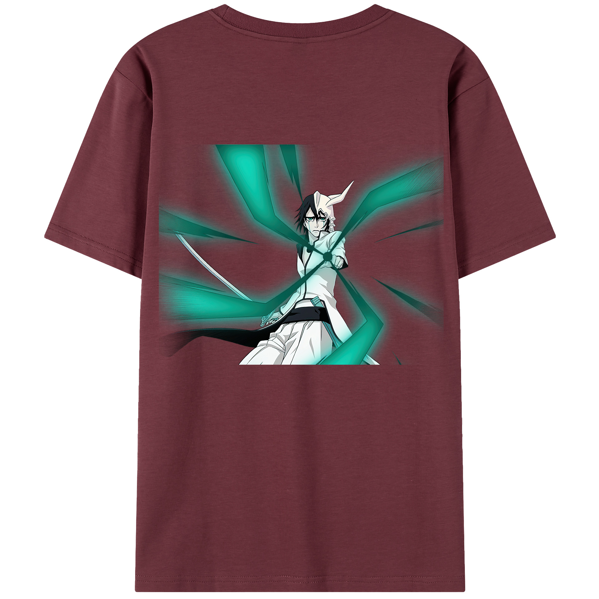 （画像用） ブリーチ ウルキオラ·シファー BLEACH Ulquiorra cifer 綿100％半袖Tシャツ（背面プリント）
